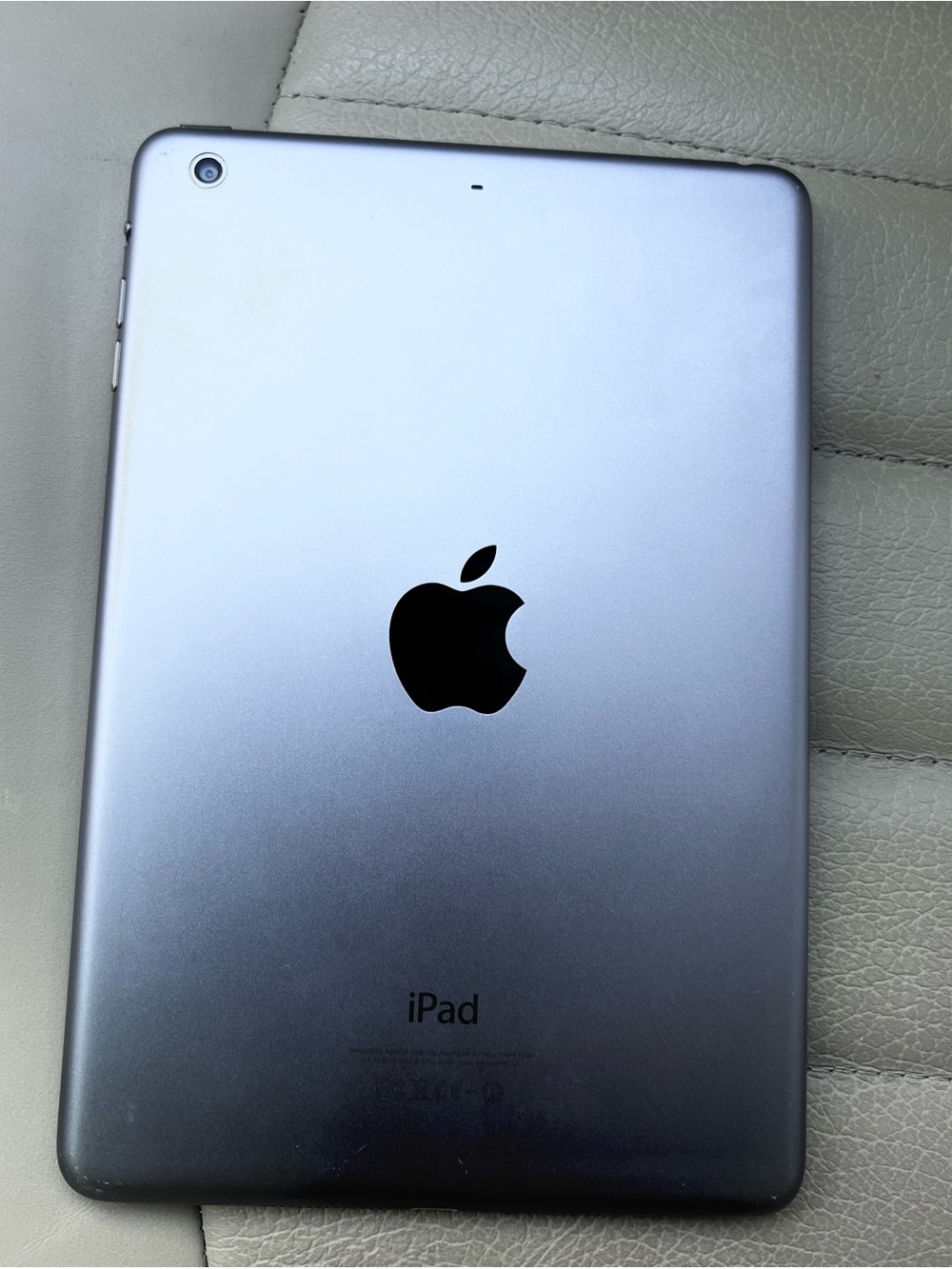 Apple iPad in Space Gray with Black Apple Logo